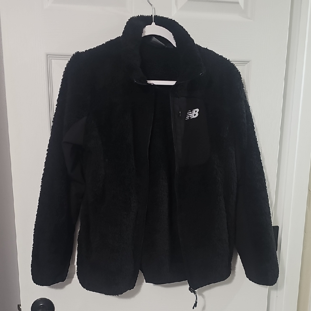 New Balance Black Teddy Jacket